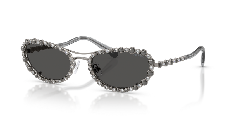 Swarovski SK7044 in Gunmetal - Alternate View