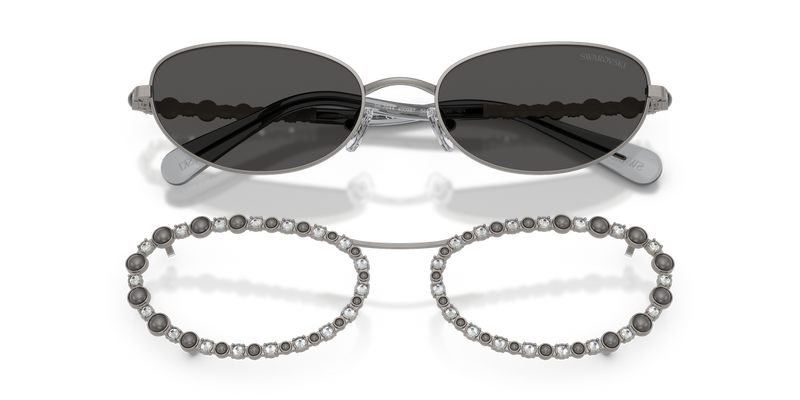 Swarovski SK7044 in Gunmetal - Alternate View