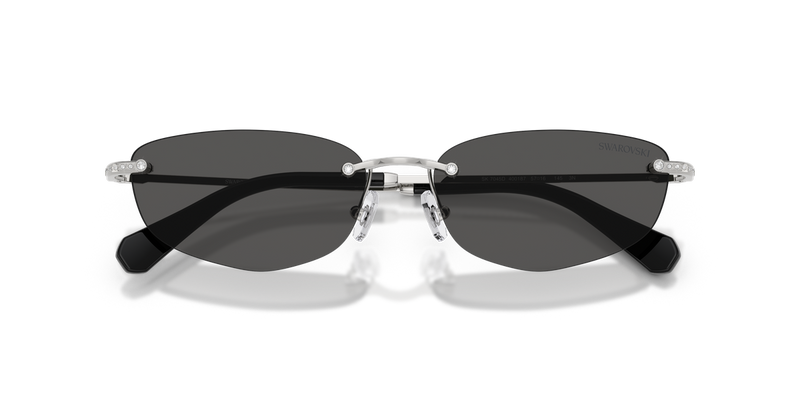 Swarovski SK7045D in Silver / Dark Grey (400187) - Side View