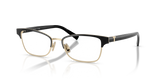 Black On Pale Gold / Demo Lens (6164)