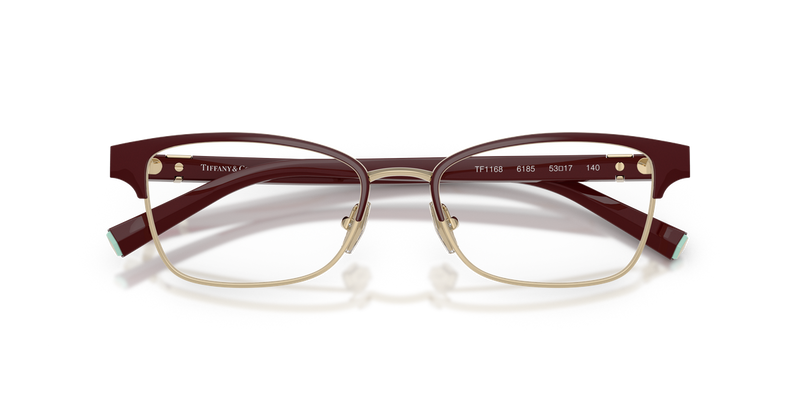 Tiffany TF1168 in Burgundy On Pale Gold / Demo Lens (6185) - Alternate View