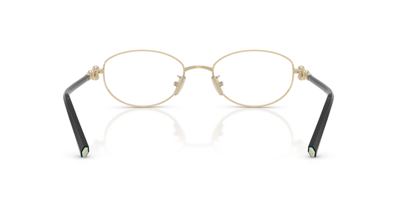Tiffany TF1176D in Black On Pale Gold / Demo Lens (6164) - Alternate View
