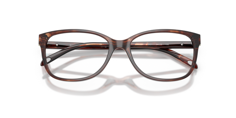 Tiffany TF2097 in Spotted Brown Havana / Demo Lens (8421) - Alternate View