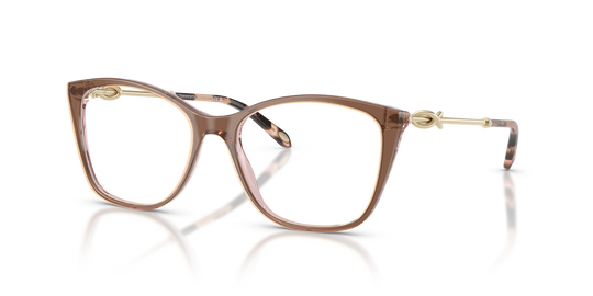Tiffany TF2160B - Brown On Pink Grey / Demo Lens (8255)