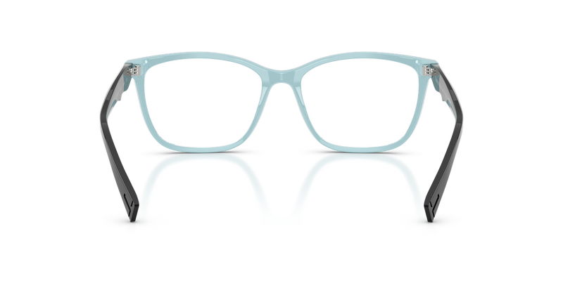 Tiffany TF2175 in Black On Tiffany Blue / Demo Lens (8055) - Temple Detail