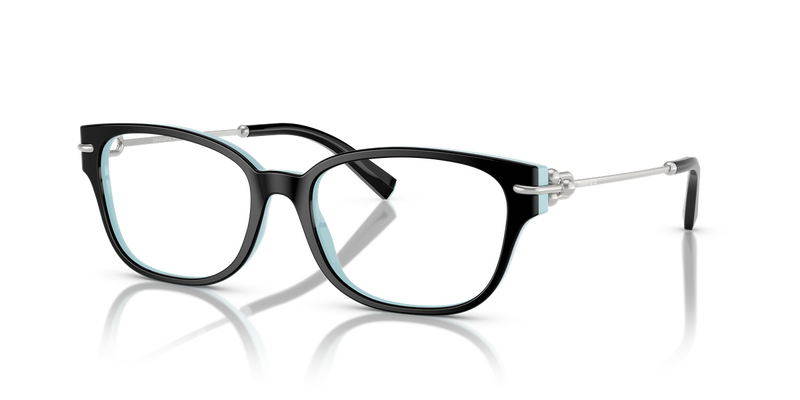 Tiffany TF2262 in Black On Tiffany Blue / Demo Lens (8055) - Alternate View