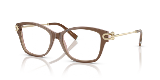 Tiffany TF2266 - Brown Transparent On Pink / Demo Lens (8255)