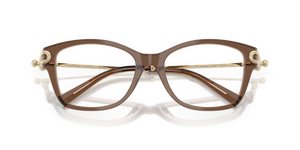 Brown Transparent On Pink / Demo Lens (8255)