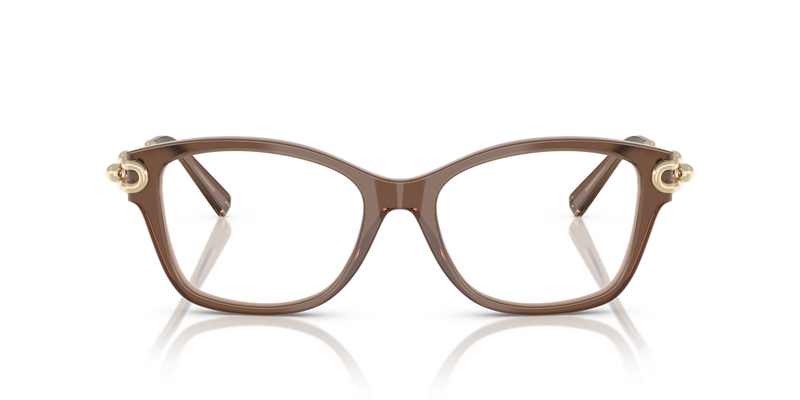 Tiffany TF2266 in Brown Transparent On Pink - Alternate View