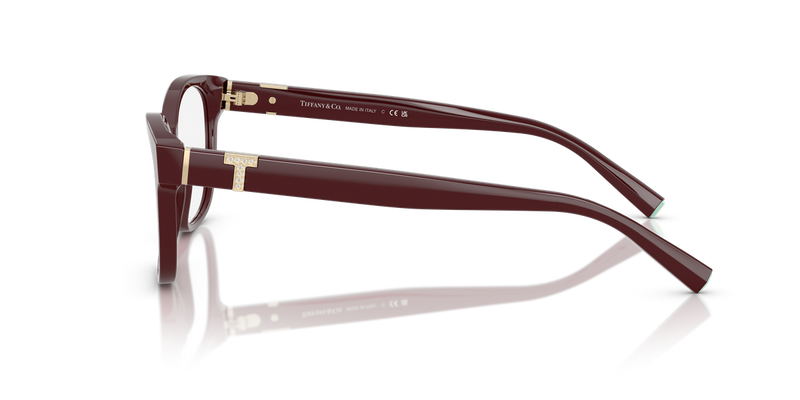 Tiffany TF2270B in Burgundy / Demo Lens (8389) - Alternate View
