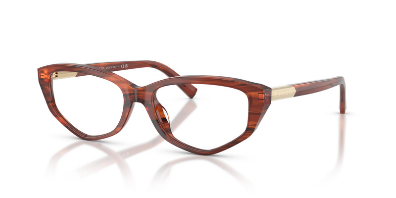 Tiffany TF2276 in Ruby Striped Havana / Demo Lens (8440) - Alternate View