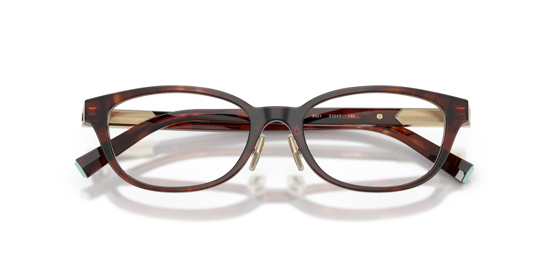 Tiffany TF2280D in Spotted Brown Havana / Demo Lens (8421) - Alternate View