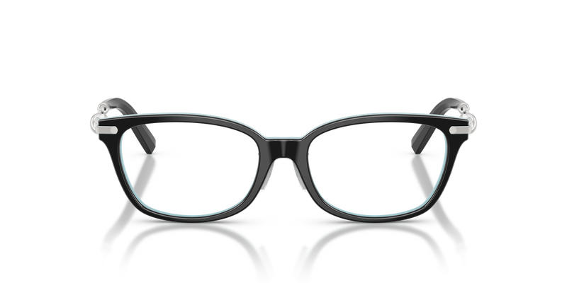 Tiffany TF2281F in Black On Tiffany Blue / Demo Lens (8055) - Alternate View