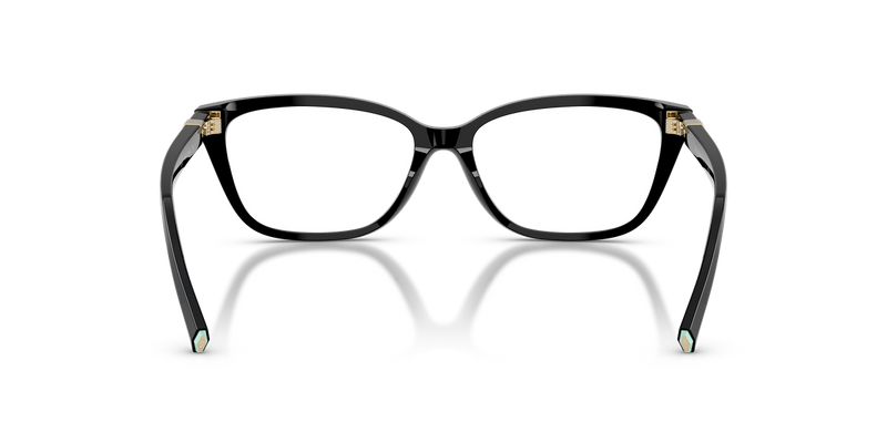 Tiffany TF2282F in Black / Demo Lens (8001) - Temple Detail