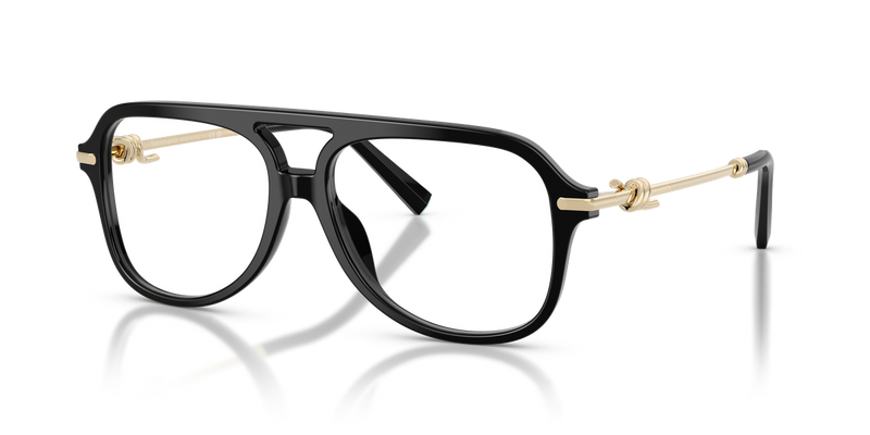 Tiffany TF2283 in Black / Demo Lens (8001) - Alternate View