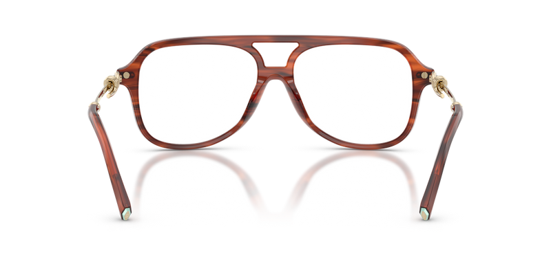 Tiffany TF2283 in Ruby Striped Havana / Demo Lens (8440) - Alternate View
