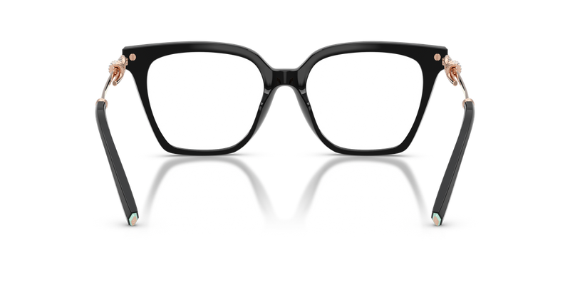 Tiffany TF2284B in Black / Demo Lens (8001) - Temple Detail