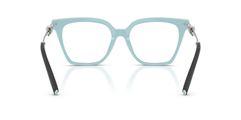Tiffany TF2284B in Black On Tiffany Blue / Demo Lens (8055) - Alternate View