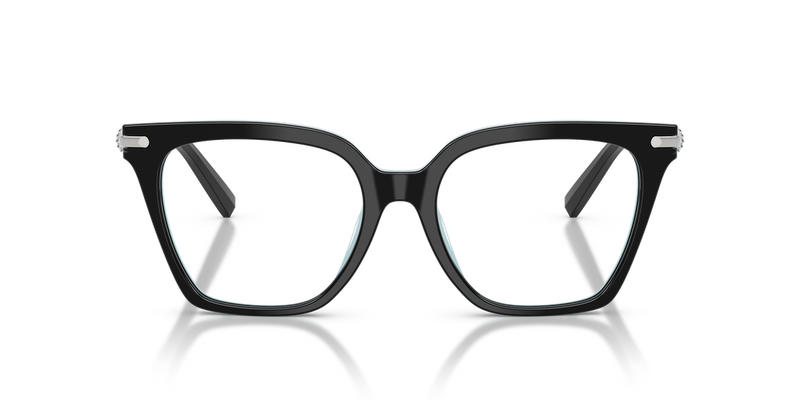 Tiffany TF2284B in Black On Tiffany Blue / Demo Lens (8055) - Alternate View
