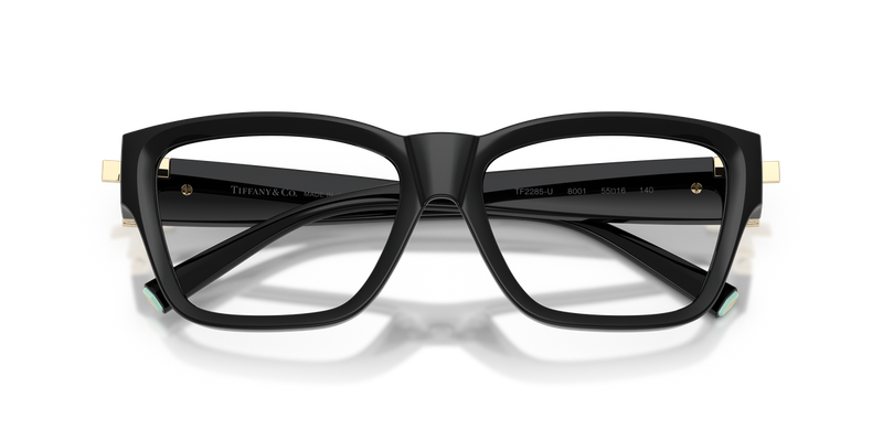 Tiffany TF2285U in Black / Demo Lens (8001) - Alternate View