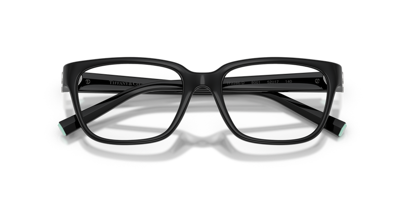 Tiffany TF2286D in Black / Demo Lens (8001) - Side View