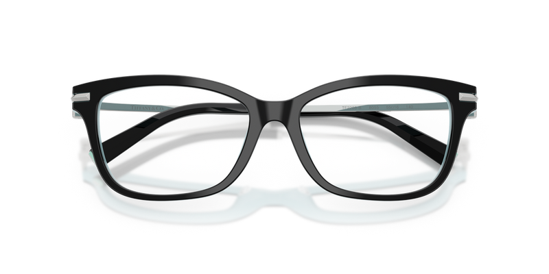 Tiffany TF2288B in Black On Tiffany Blue / Demo Lens (8055) - Alternate View