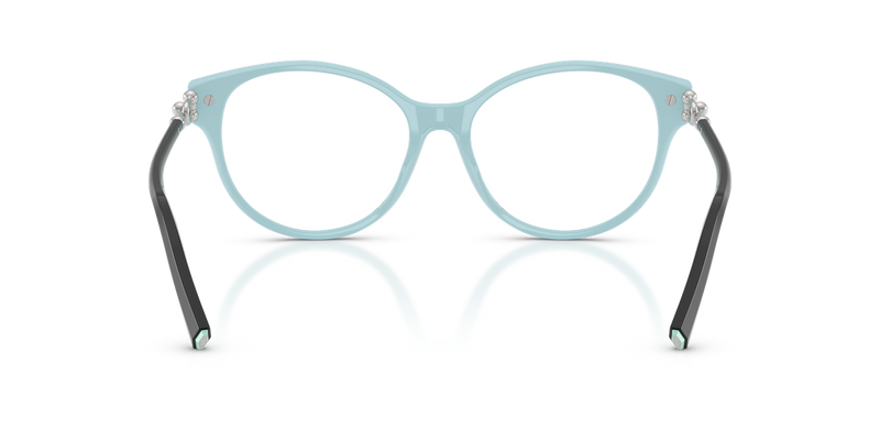 Tiffany TF2289F in Black On Tiffany Blue / Demo Lens (8055) - Alternate View