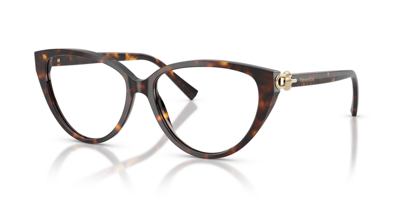 Tiffany TF2292F in Havana / Demo Lens (8015) - Front View