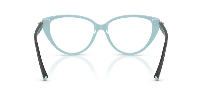 Tiffany TF2292F in Black On Tiffany Blue / Demo Lens (8055) - Alternate View