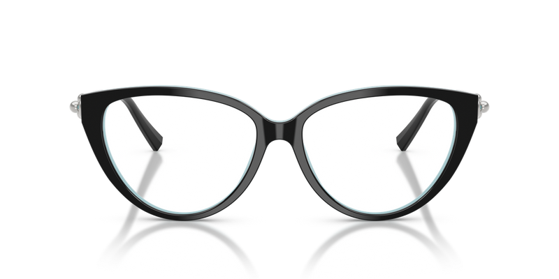 Tiffany TF2292F in Black On Tiffany Blue / Demo Lens (8055) - Alternate View