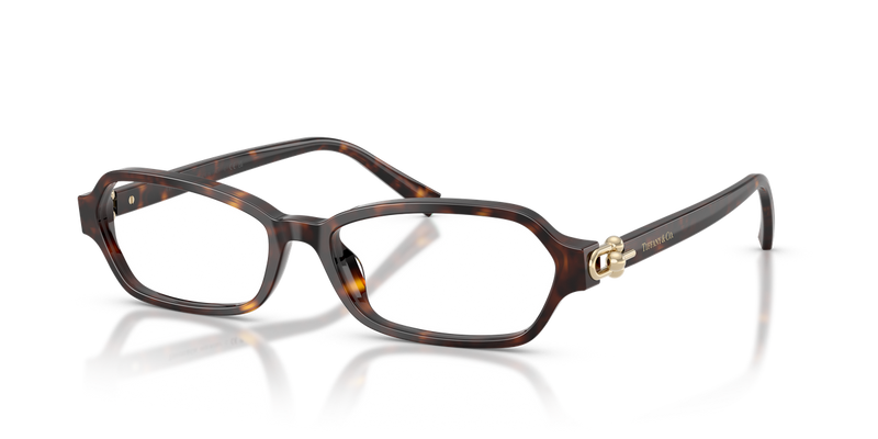 Tiffany TF2293U in Havana / Demo Lens (8015) - Front View