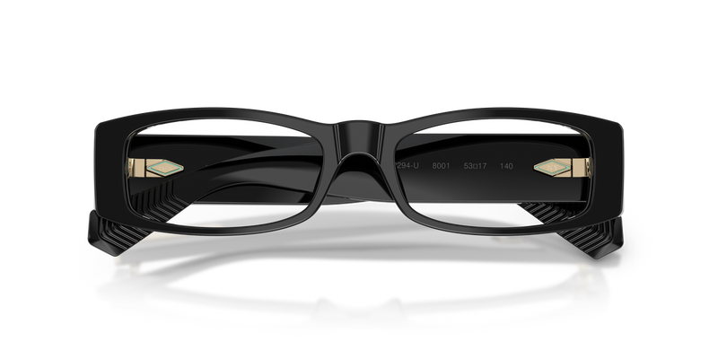 Tiffany TF2294U in Black / Demo Lens (8001) - Side View