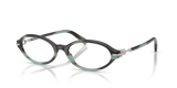 Striped Black Tiffany / Demo Lens (8443)
