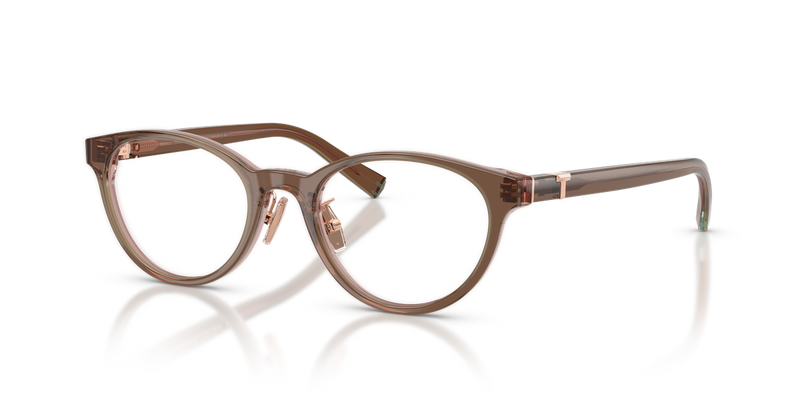 Tiffany TF2306D in Brown Transparent On Pink - Alternate View