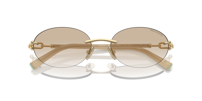 Tiffany TF3104D in Pale Gold / Grey Gradient (617811) - Alternate View