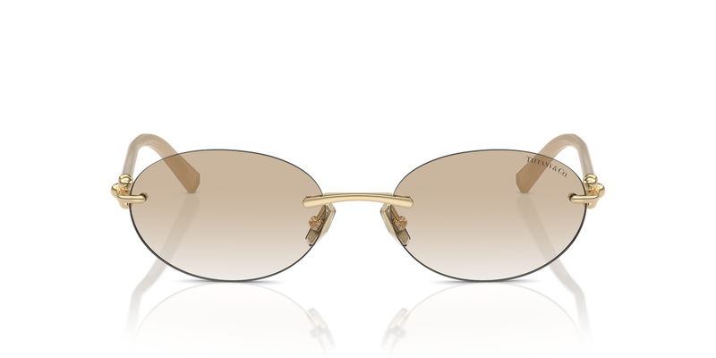Tiffany TF3104D in Pale Gold / Grey Gradient (617811) - Alternate View