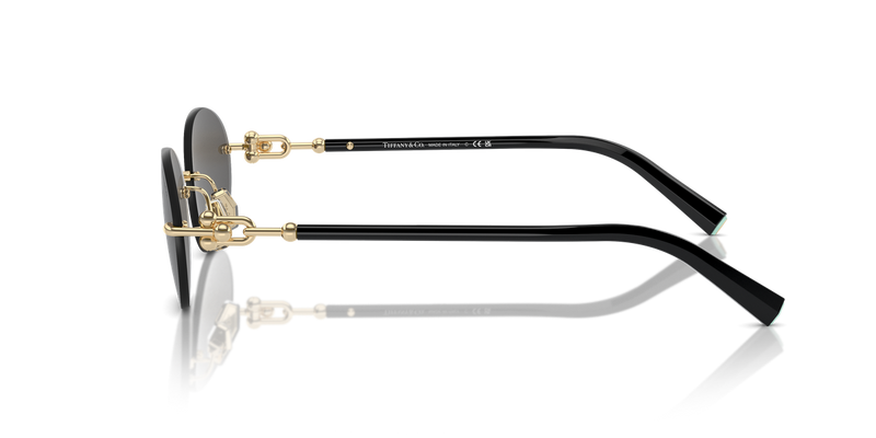 Tiffany TF3104D in Pale Gold / Dark Grey (6216S4) - Alternate View