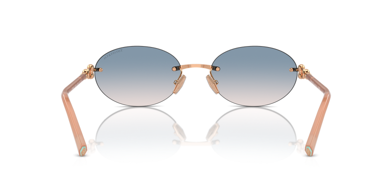 Tiffany TF3104D in Rose Gold / Light Brown Gradient Blue (621716) - Alternate View