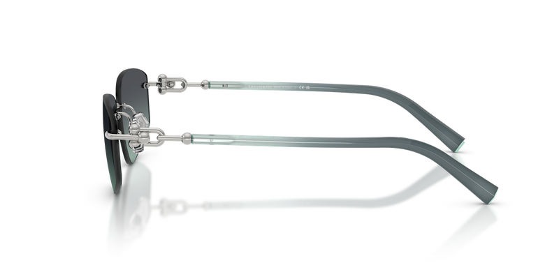 Tiffany TF3114 in Silver / Azure/Dark Grey (60012G) - Back View
