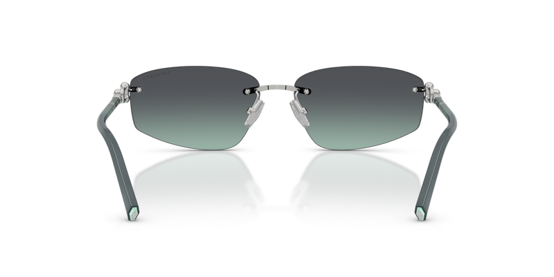 Tiffany TF3114 in Silver / Azure/Dark Grey (60012G) - Temple Detail