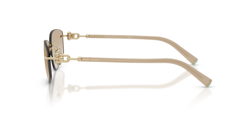 Tiffany TF3114 in Pale Gold / Neutral Gradient Light Grey (602111) - Alternate View