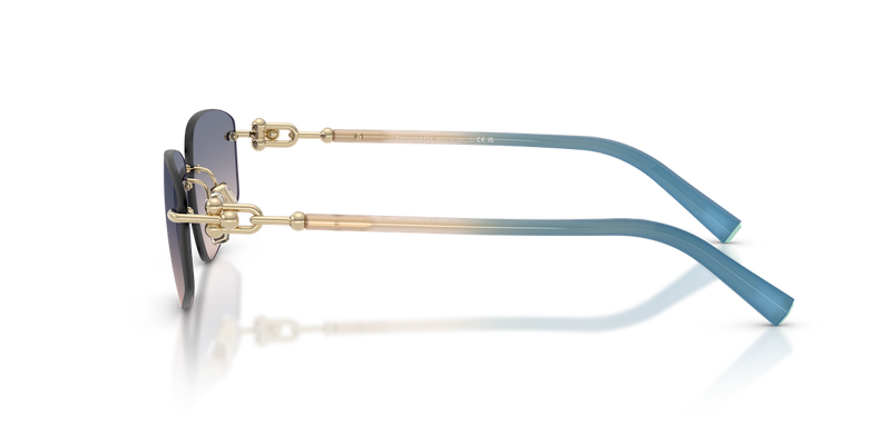 Tiffany TF3114 in Pale Gold / Light Brown Gradient Blue (619116) - Alternate View