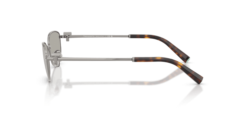 Tiffany & Co. TF3115 in Gunmetal / Light Grey Mirror Silver (60036G) - Back View
