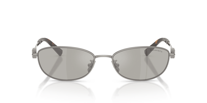 Tiffany & Co. TF3115 in Gunmetal / Light Grey Mirror Silver (60036G) - Side View