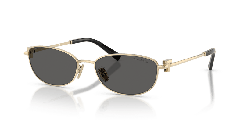 Tiffany & Co. TF3115 in Pale Gold / Dark Grey (6021S4) - Alternate View