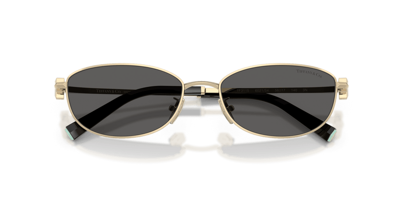 Tiffany & Co. TF3115 in Pale Gold / Dark Grey (6021S4) - Alternate View