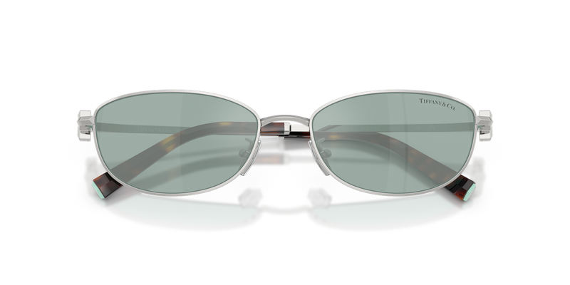 Tiffany TF3115 in Silver / Light Azure Mirror Silver (600165) - Side View