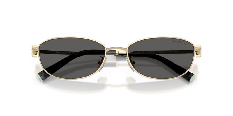 Tiffany TF3115 in Pale Gold / Dark Grey (6021S4) - Alternate View