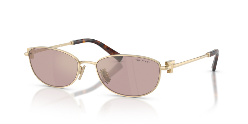 Tiffany TF3115 in Pale Gold / Light Violet Mirror Internal (6189VS) - Alternate View