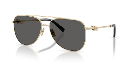 Tiffany TF3116 - Pale Gold / Dark Grey (6021S4)